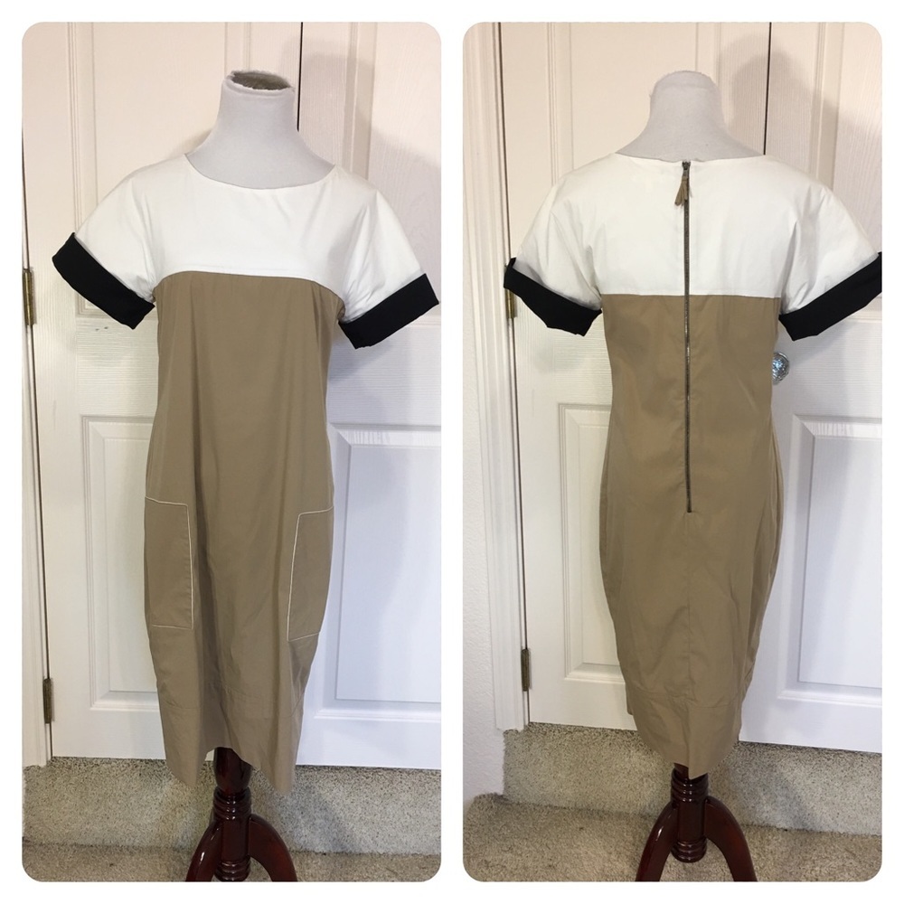 Paule Ka colorblock dress